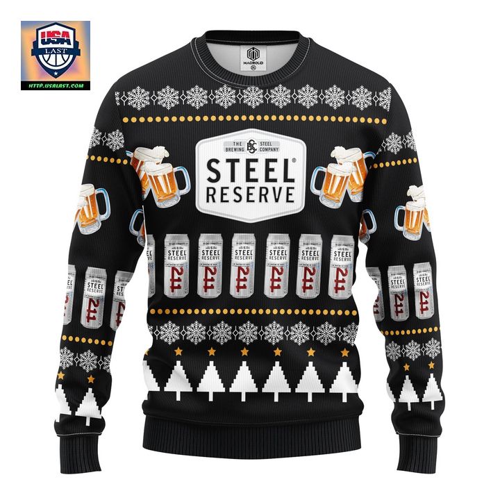 Steel Beer Ugly Christmas Sweater Amazing Gift Idea Thanksgiving Gift