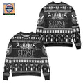 Stone Brewing Logo Christmas Pattern Ugly Christmas Sweater