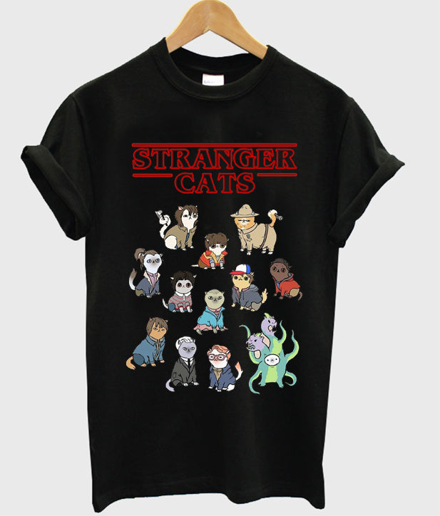 stranger cats t-shirt Hoodie, Sweatshirt | PureTeeCo.com