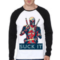 Suck It Raglan Tee Hoodie, Sweatshirt | PureTeeCo.com