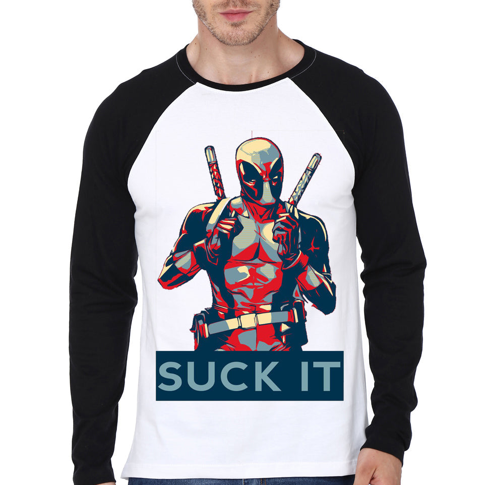 Suck It Raglan Tee Hoodie, Sweatshirt | PureTeeCo.com
