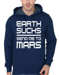 Space Travel Mission To The Planet Mars Navy Blue Hoodie T-Shirts, Sweatshirt | PureTeeCo.com