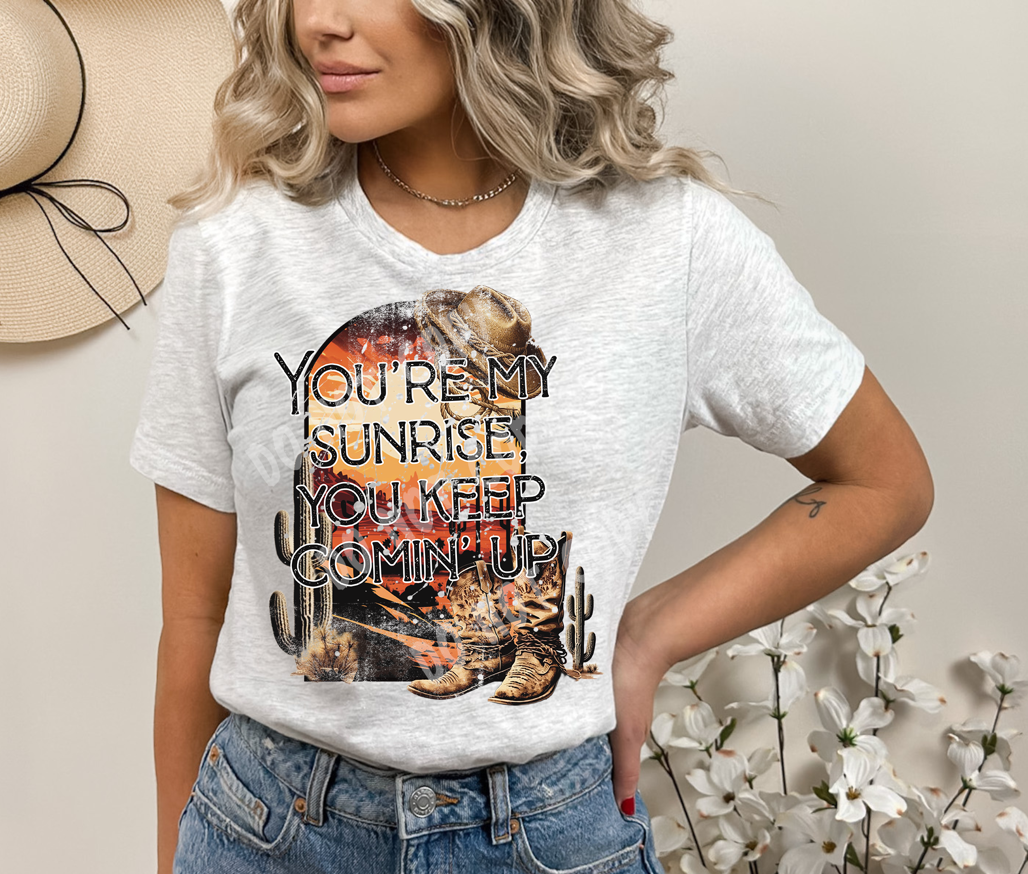 SUNRISE TEE Hoodie, Sweatshirt | PureTeeCo.com (Image 1)