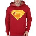 Supercity Red Hoodie T-Shirts, Sweatshirt | PureTeeCo.com