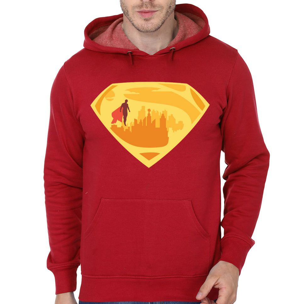Supercity Red Hoodie T-Shirts, Sweatshirt | PureTeeCo.com