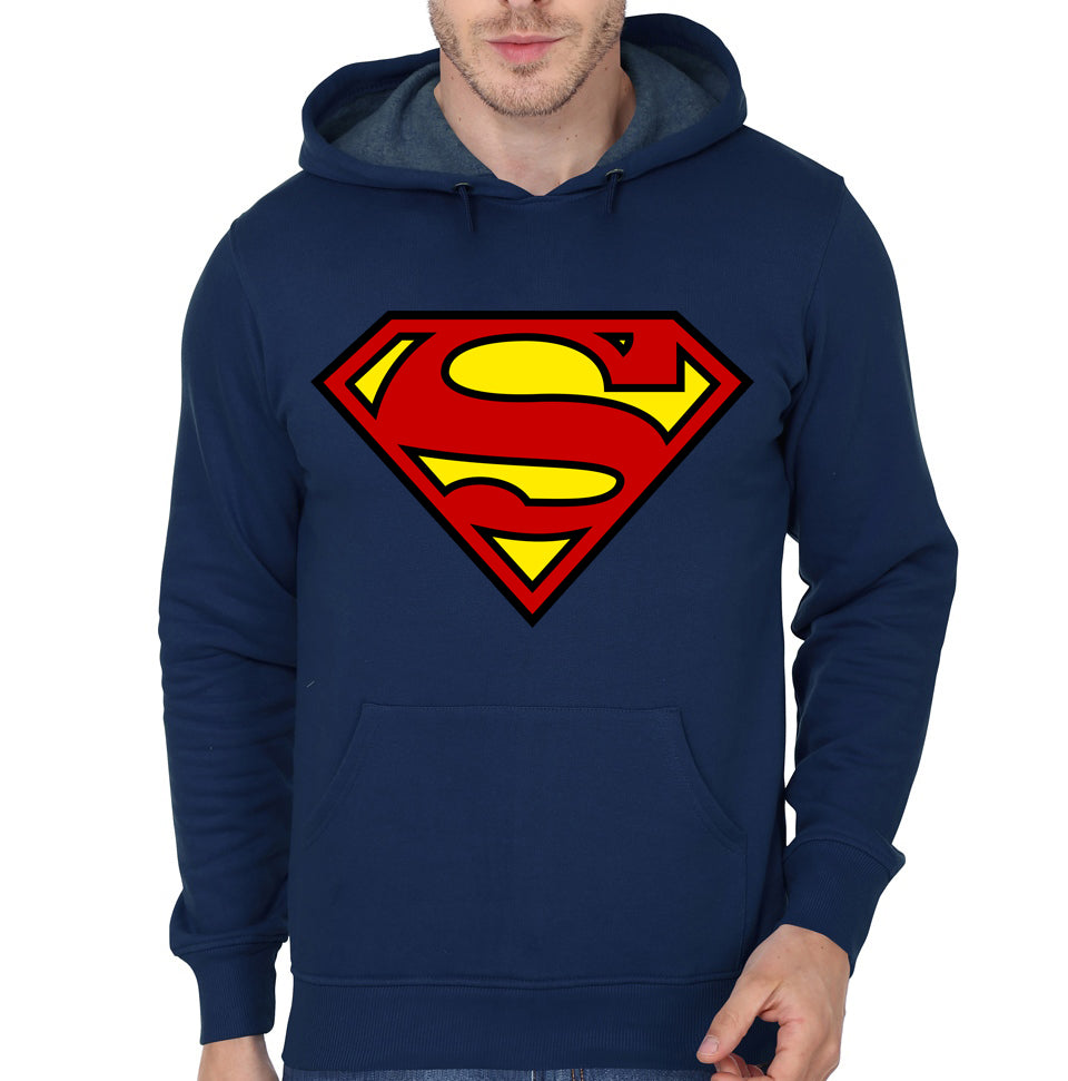Super Man Navy blue Hoodie T-Shirts, Sweatshirt | PureTeeCo.com