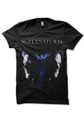 Supernatural Half Sleeve Black T-Shirt Hoodie, Sweatshirt | PureTeeCo.com