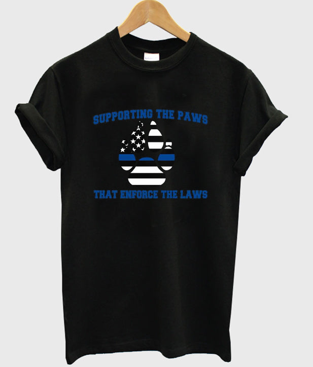 supporting the paws t-shirt Hoodie, Sweatshirt | PureTeeCo.com