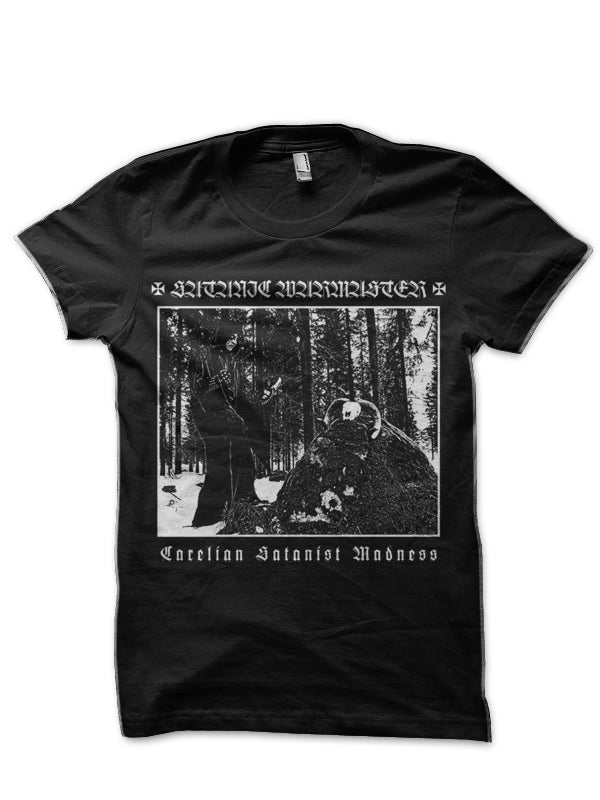Satanic Warmaster Half Sleeve Black T-Shirt Style002 Hoodie, Sweatshirt | PureTeeCo.com