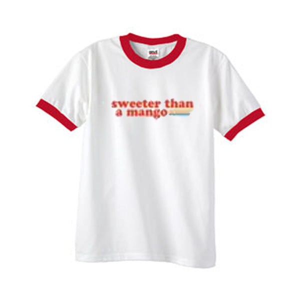 sweeter than a mango ringer tshirt Hoodie, Sweatshirt | PureTeeCo.com