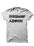 System Of A Down White T-Shirt Style002 Hoodie, Sweatshirt | PureTeeCo.com