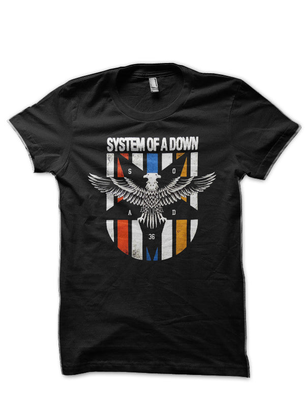 System Of A Down Black T-Shirt Style007 Hoodie, Sweatshirt | PureTeeCo.com