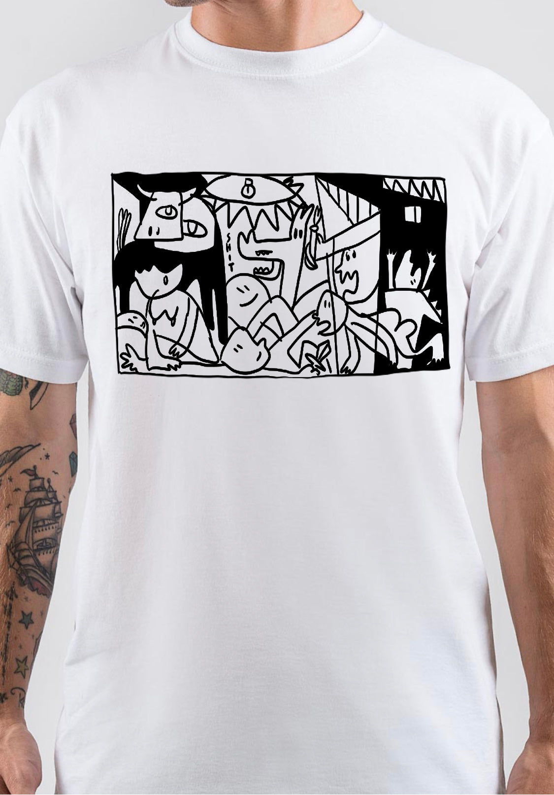 Picasso T-Shirt Style024 Hoodie, Sweatshirt | PureTeeCo.com