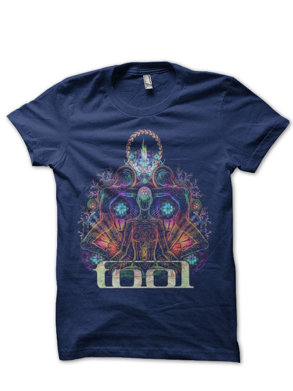 Tool Half Sleeve Navy Blue T-Shirt Hoodie, Sweatshirt | PureTeeCo.com