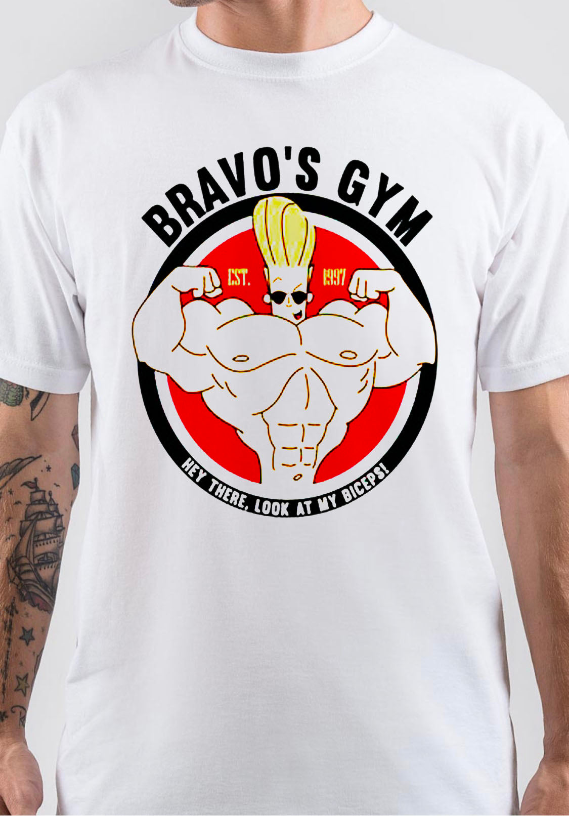 Johnny Bravo T-Shirt Style010 Hoodie, Sweatshirt | PureTeeCo.com