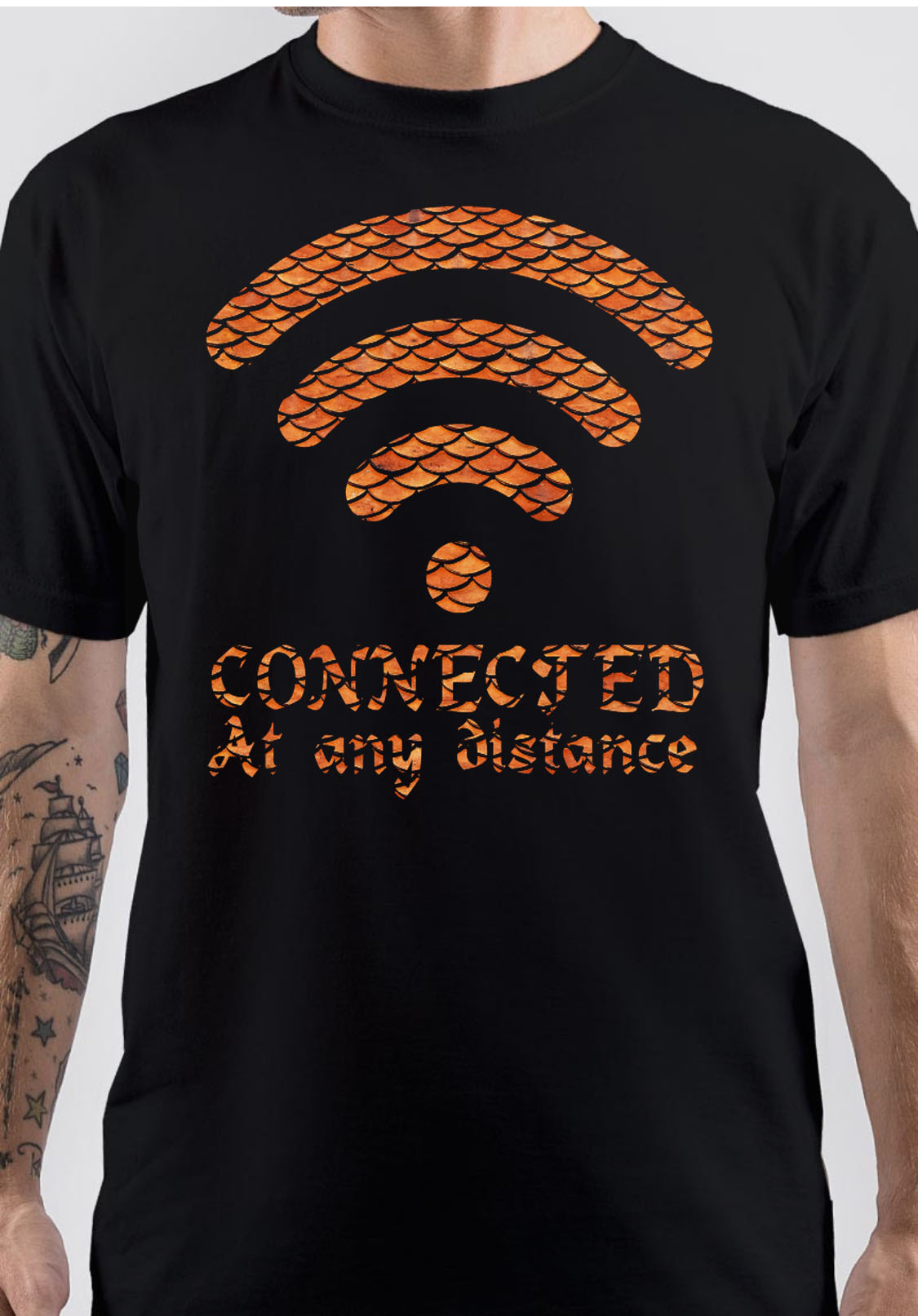 Connected T-Shirt Style005 Hoodie, Sweatshirt | PureTeeCo.com