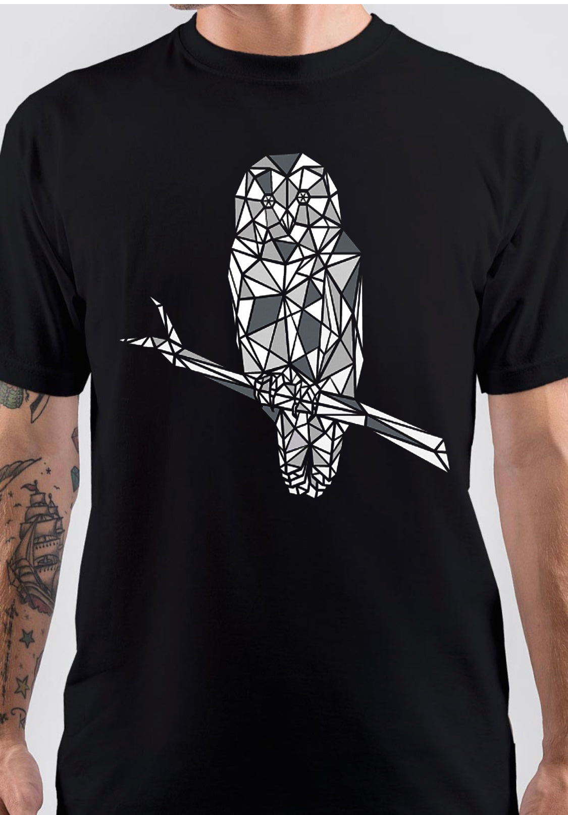 Minimal Owl T-Shirt Hoodie, Sweatshirt | PureTeeCo.com