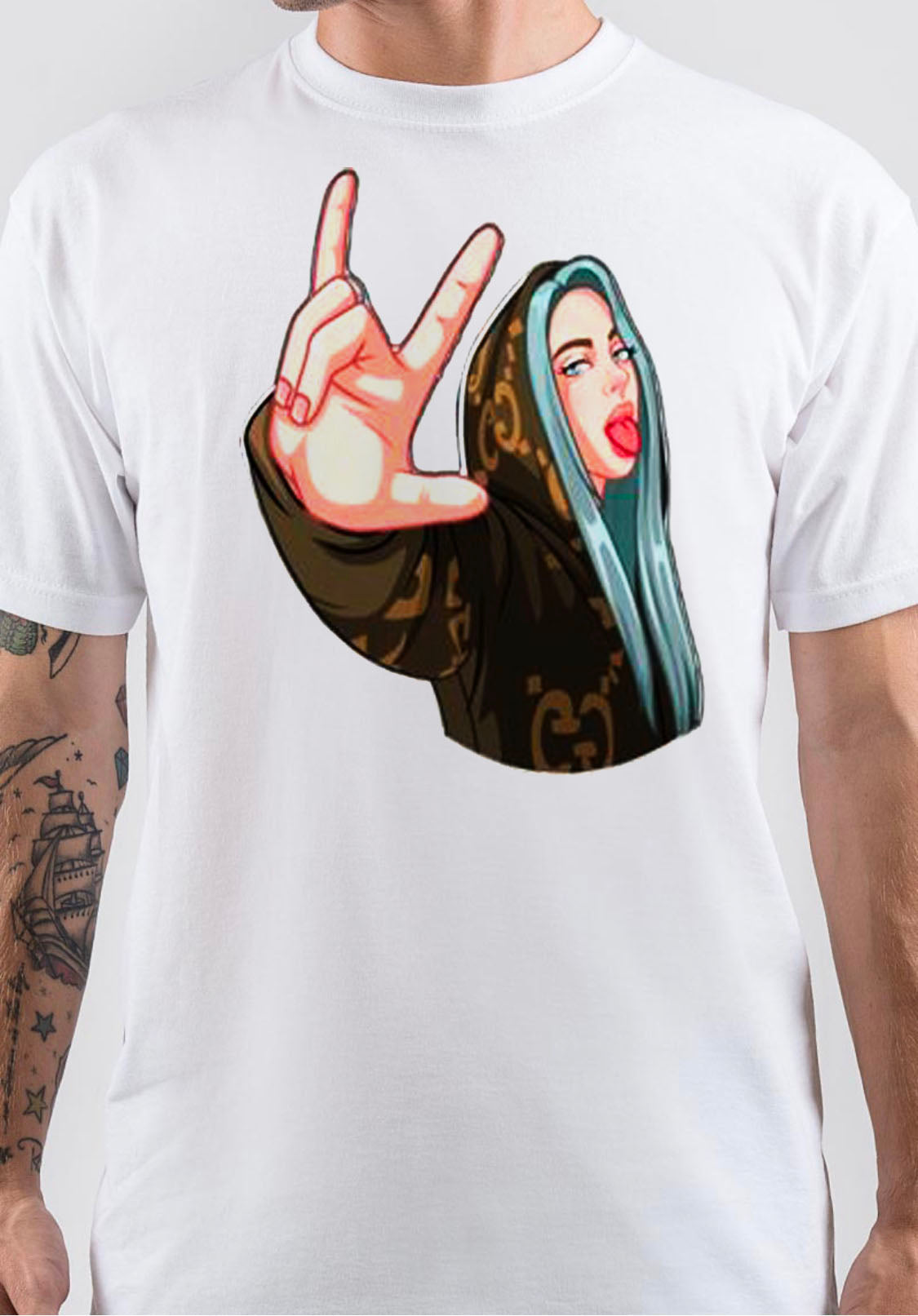 Billie Eilish T-Shirt Style005 Hoodie, Sweatshirt | PureTeeCo.com
