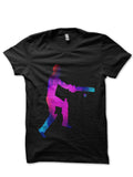 Batsman In Pink And Blue T-Shirt Hoodie, Sweatshirt | PureTeeCo.com