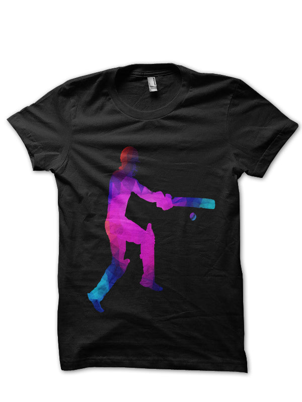 Batsman In Pink And Blue T-Shirt Hoodie, Sweatshirt | PureTeeCo.com