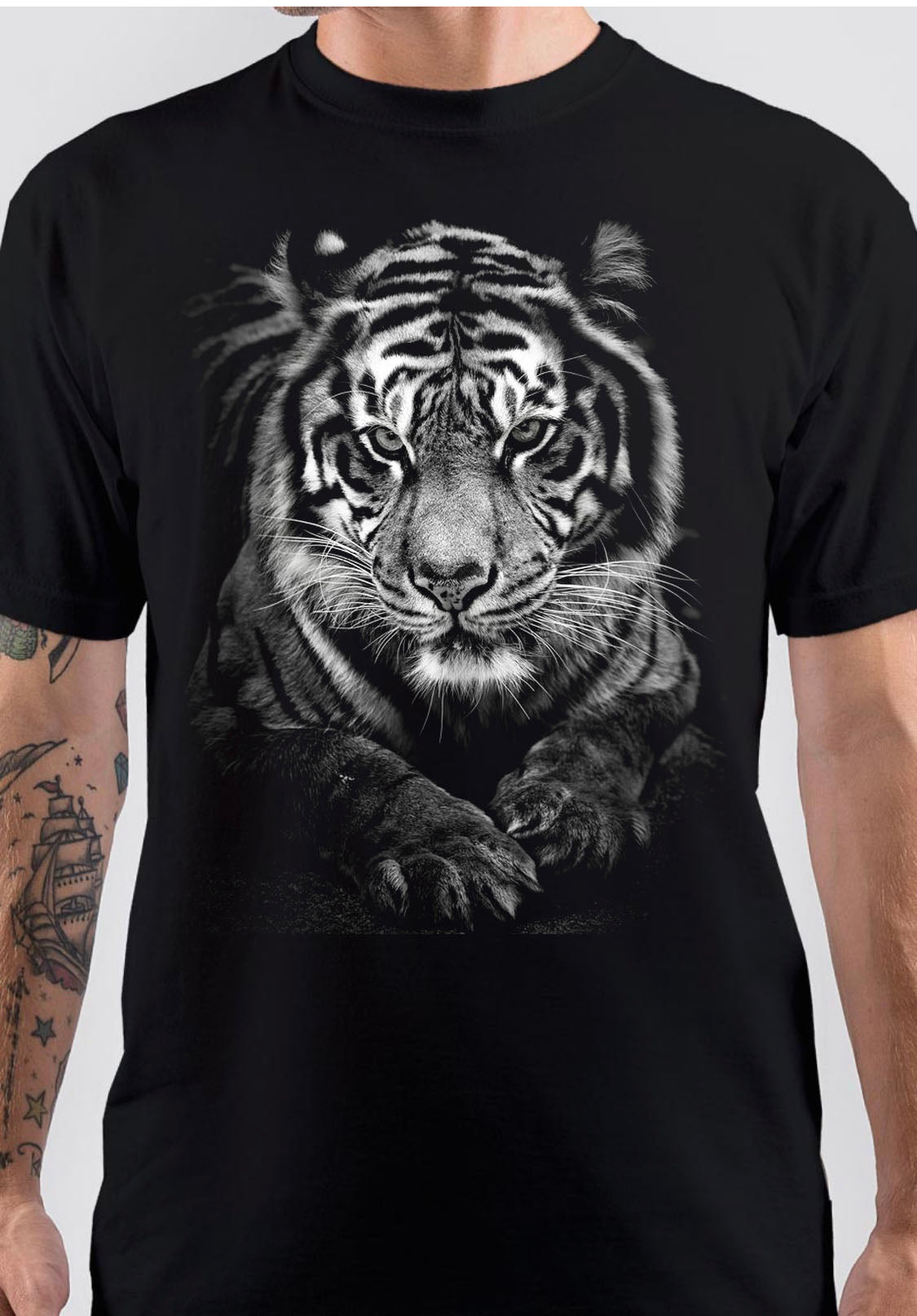 Tiger T-Shirt Style007 Hoodie, Sweatshirt | PureTeeCo.com
