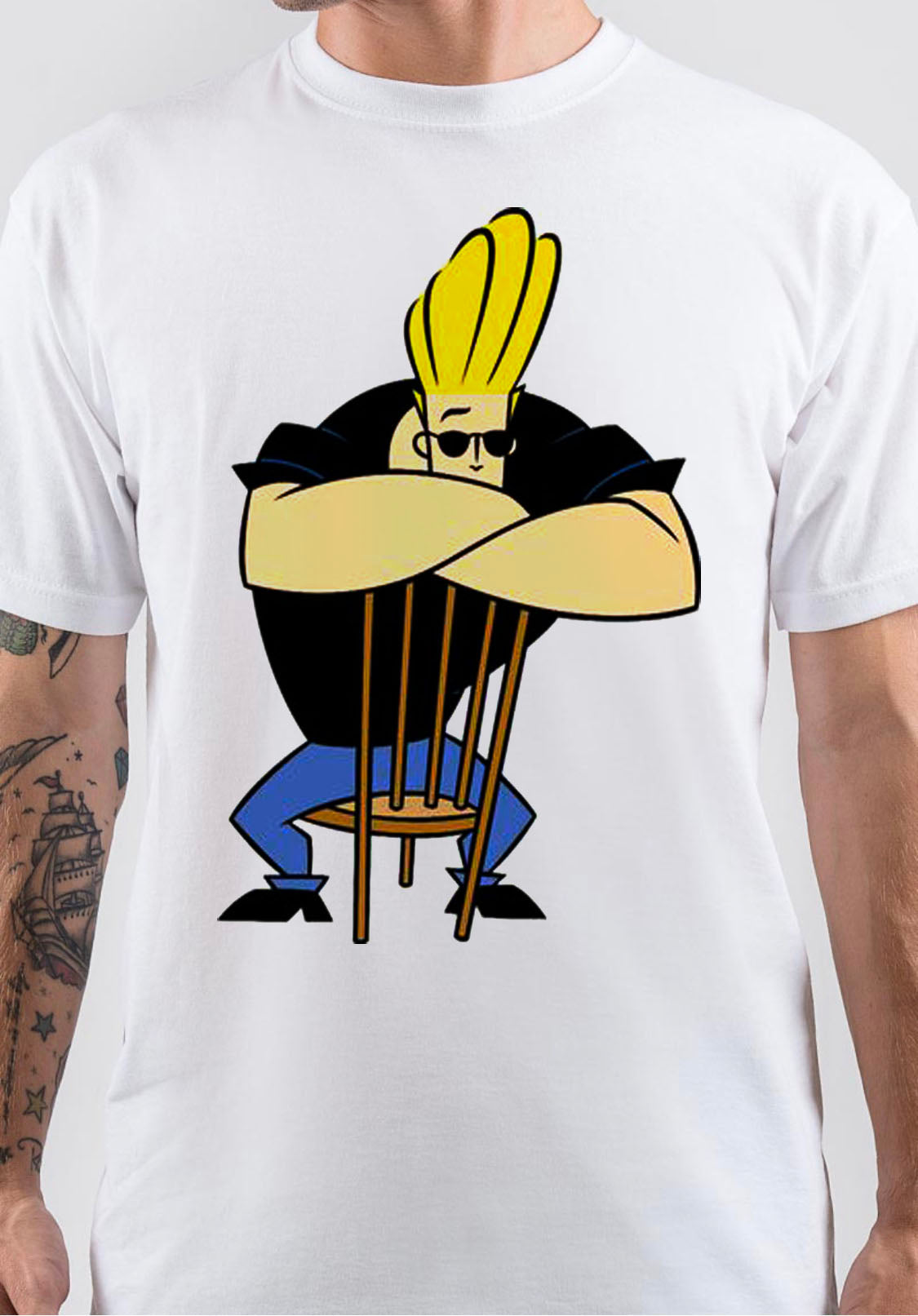 Johnny Bravo T-Shirt Style003 Hoodie, Sweatshirt | PureTeeCo.com
