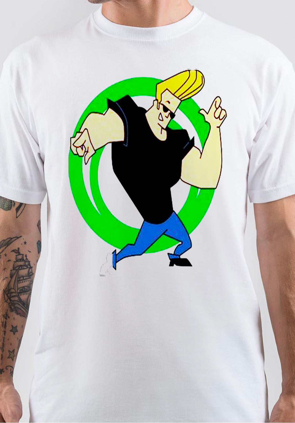 Johnny Bravo T-Shirt Style002 Hoodie, Sweatshirt | PureTeeCo.com