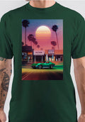 Synthwave T-Shirt Style011 Hoodie, Sweatshirt | PureTeeCo.com