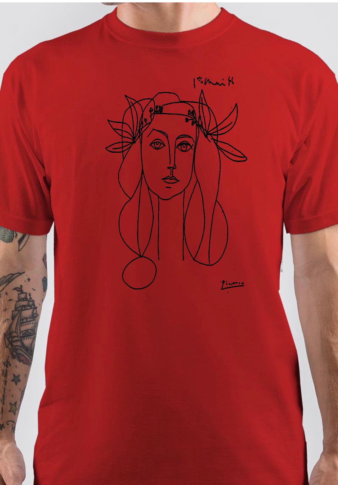 Picasso T-Shirt Style023 Hoodie, Sweatshirt | PureTeeCo.com