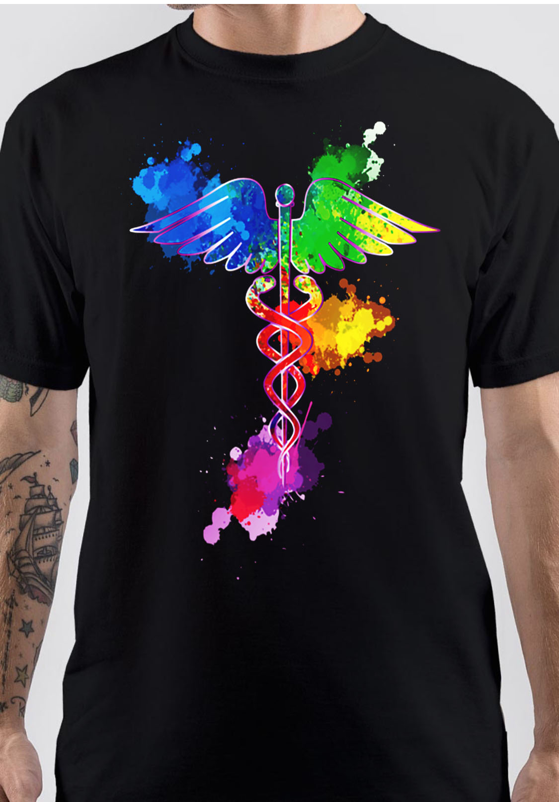 Caduceus T-Shirt Hoodie, Sweatshirt | PureTeeCo.com