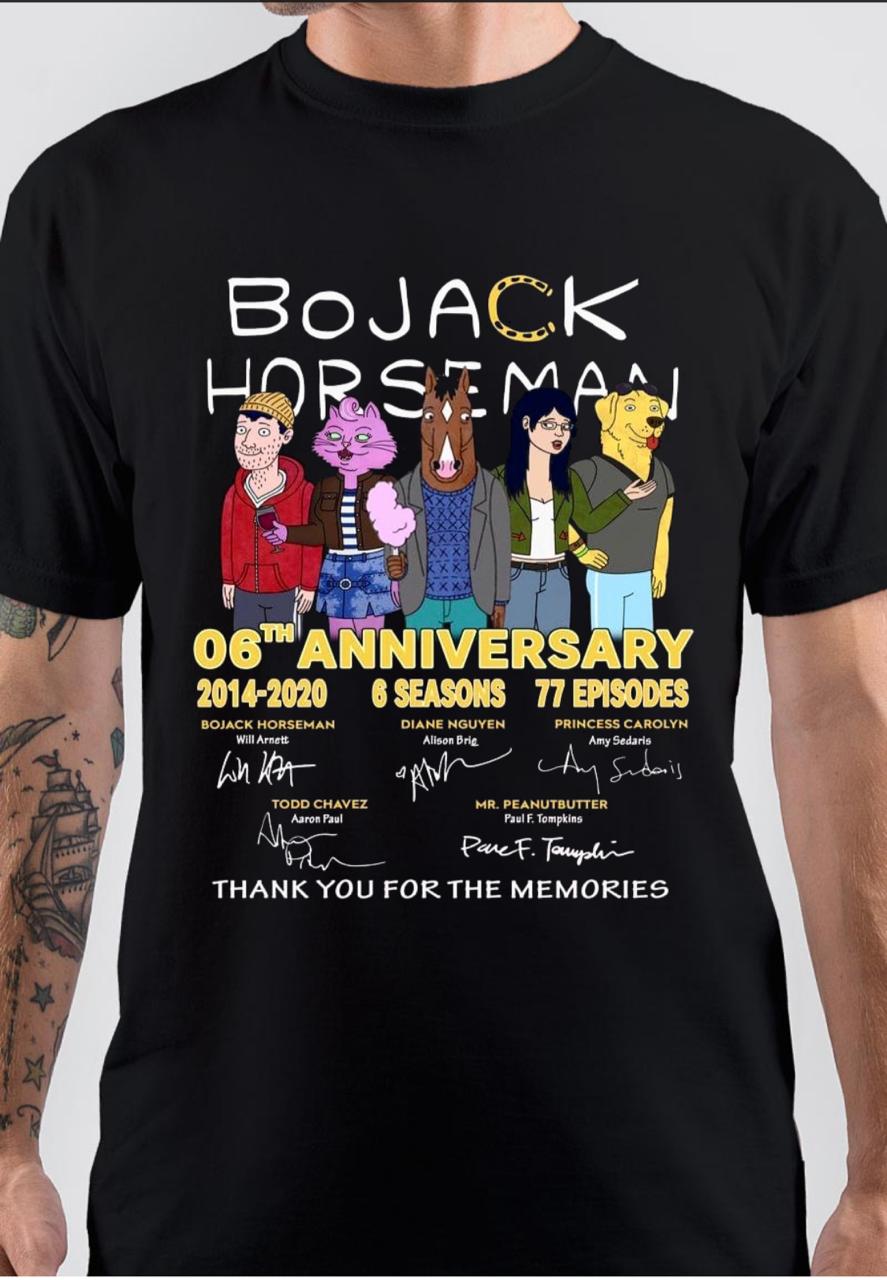 Bojack Horseman T-Shirt Style001 Hoodie, Sweatshirt | PureTeeCo.com