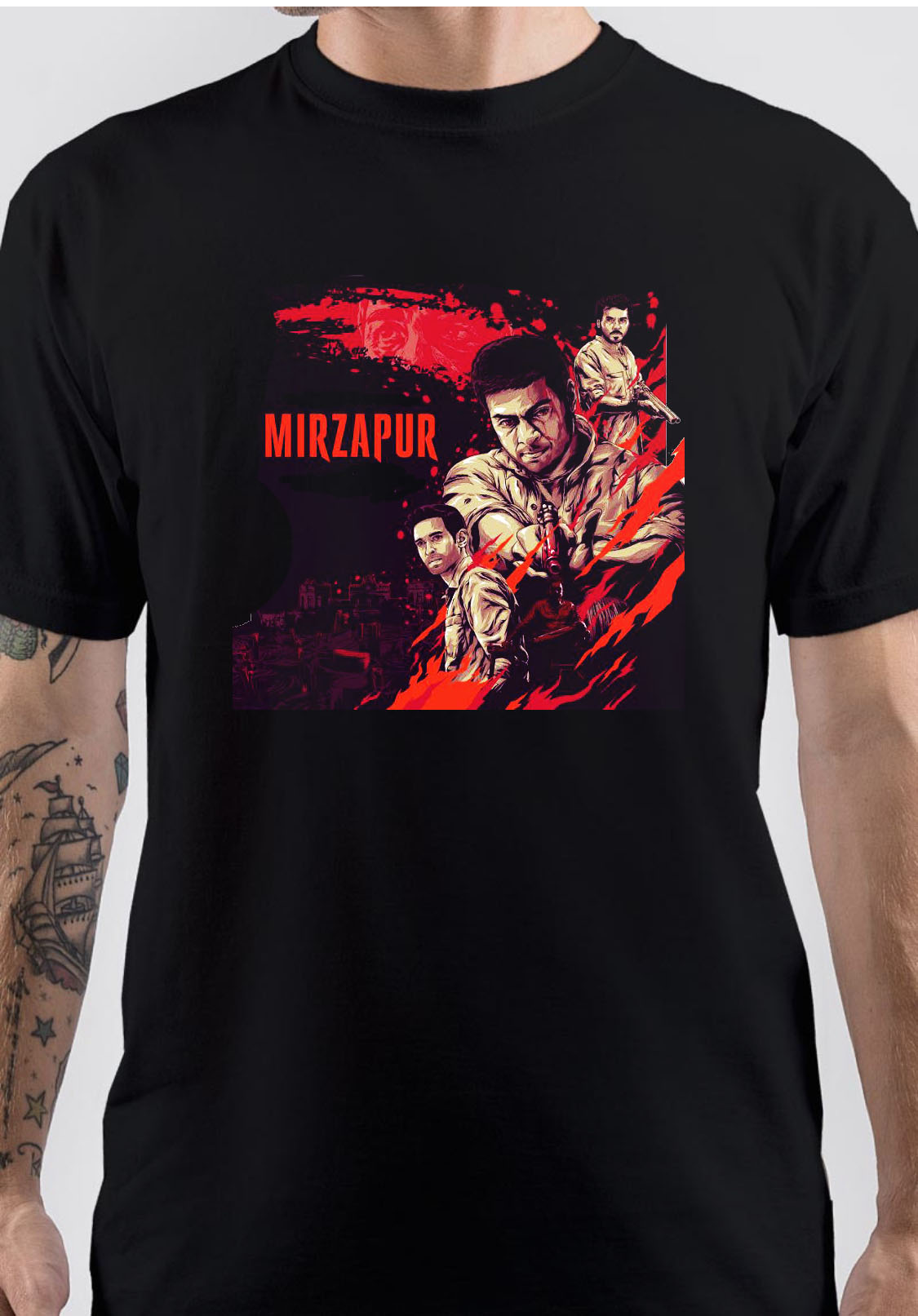 Mirzapur T-Shirt Style005 Hoodie, Sweatshirt | PureTeeCo.com