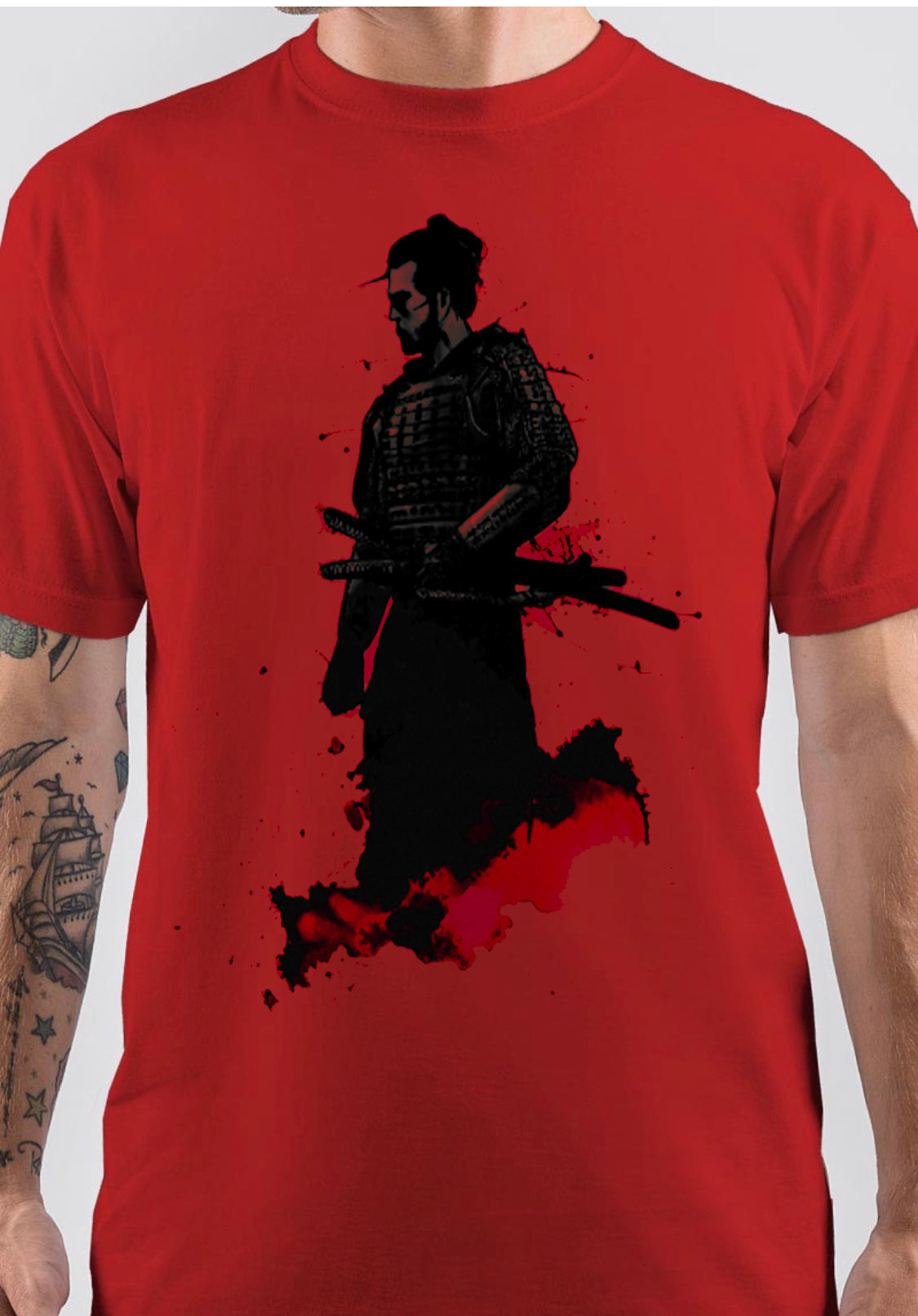 Samurai T-Shirt Hoodie, Sweatshirt | PureTeeCo.com