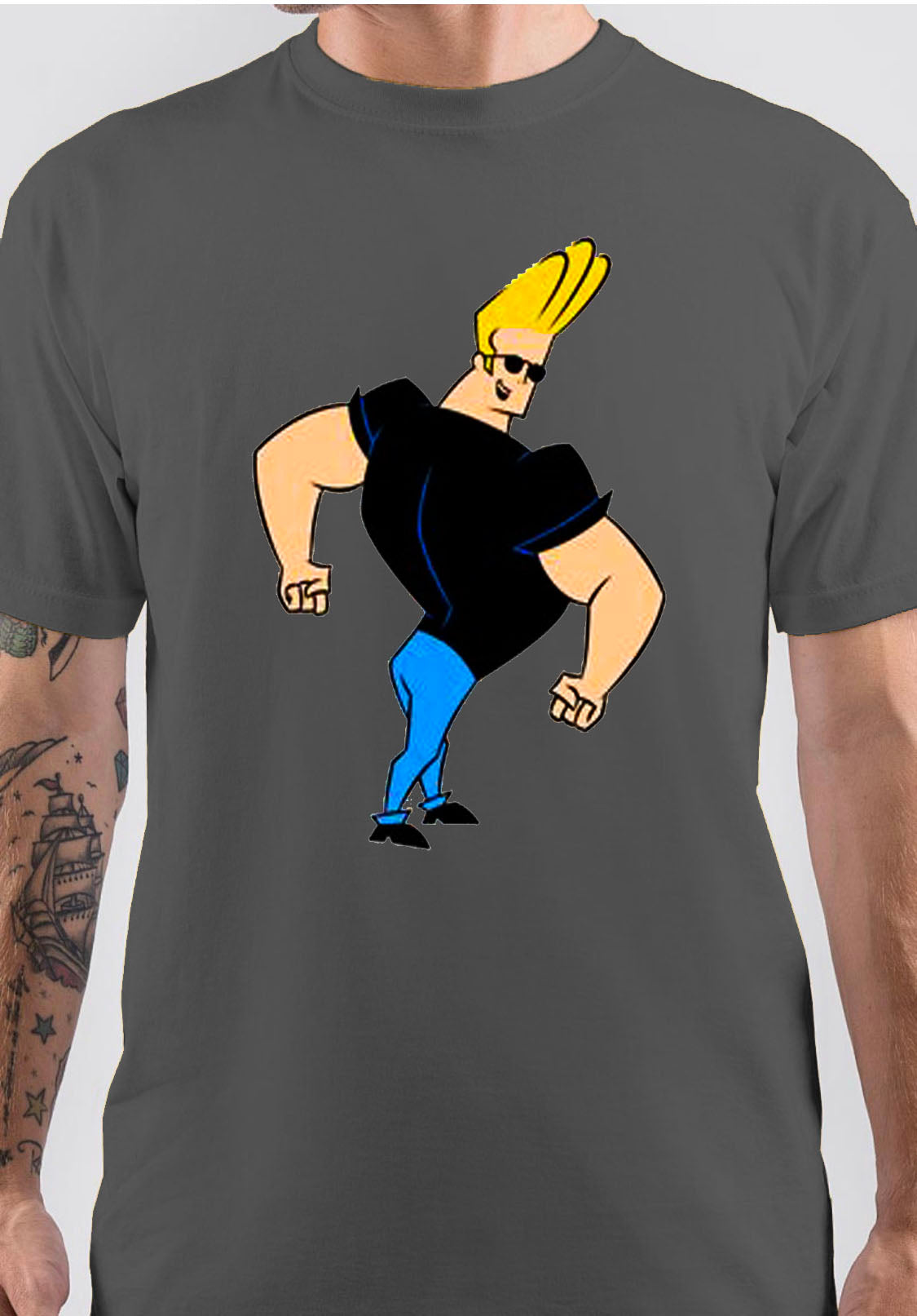 Johnny Bravo T-Shirt Style014 Hoodie, Sweatshirt | PureTeeCo.com