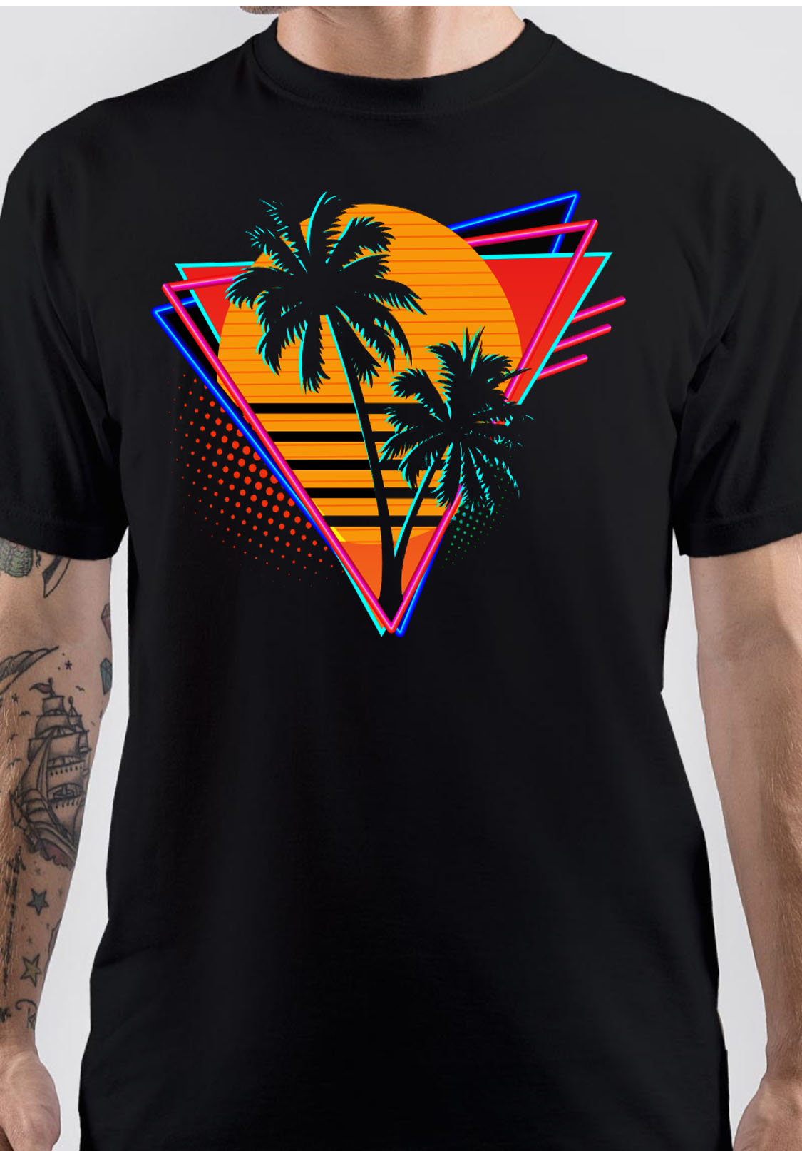 Synthwave T-Shirt Style005 Hoodie, Sweatshirt | PureTeeCo.com