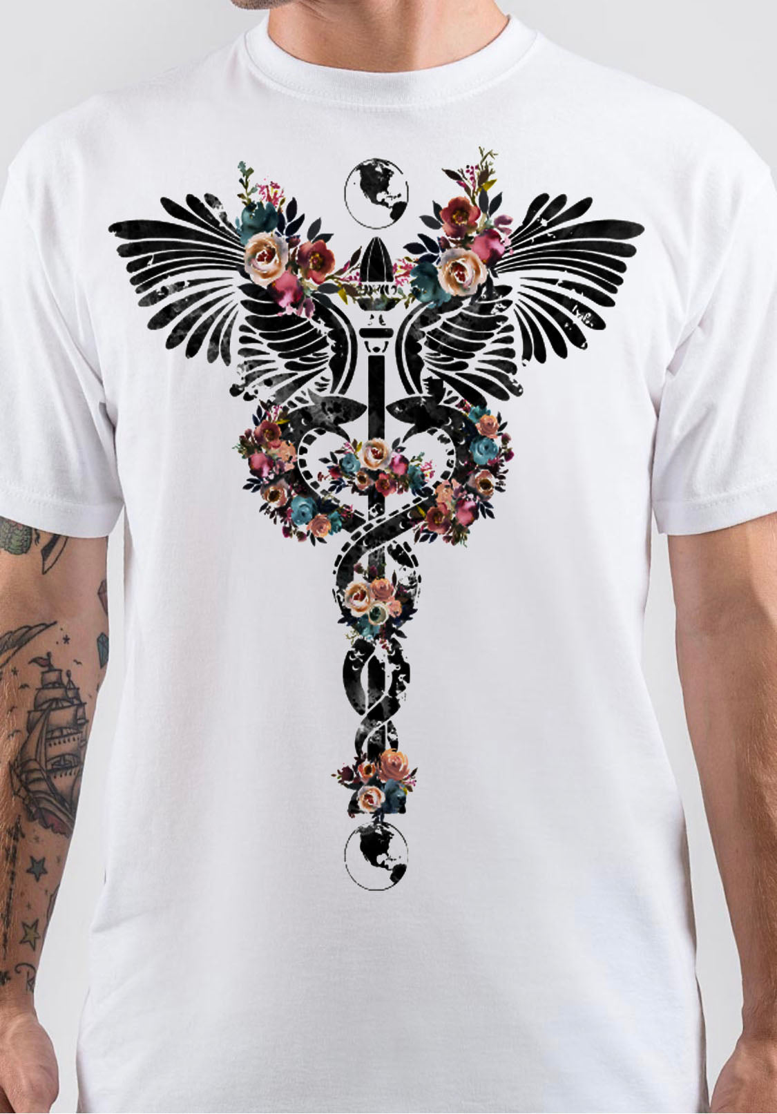 Caduceus T-Shirt Style010 Hoodie, Sweatshirt | PureTeeCo.com