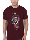 Tame Impala Half Sleeve Maroon T-Shirt Hoodie, Sweatshirt | PureTeeCo.com