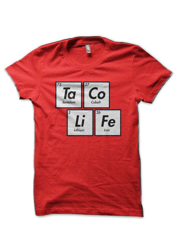 Periodically Hungry Red T-Shirt Hoodie, Sweatshirt | PureTeeCo.com