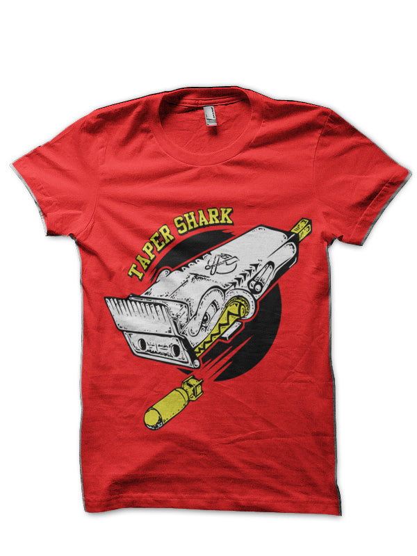 Taper Shark Red T-Shirt Hoodie, Sweatshirt | PureTeeCo.com