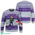 TCU Horned Frogs Player Grinch Knitted Xmas 3D Sweater Gift Holidays – Custom Number