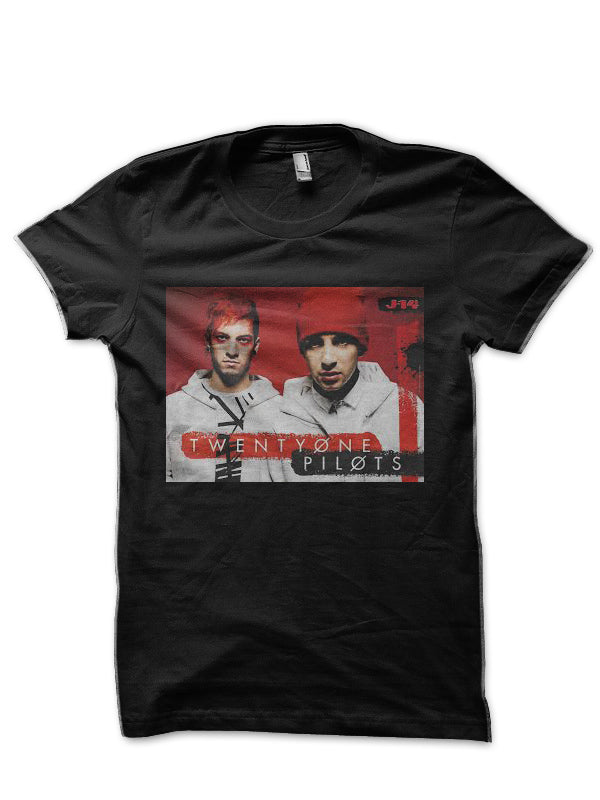 Twenty one pilots Black Half Sleeve T-Shirt Style003 Hoodie, Sweatshirt | PureTeeCo.com