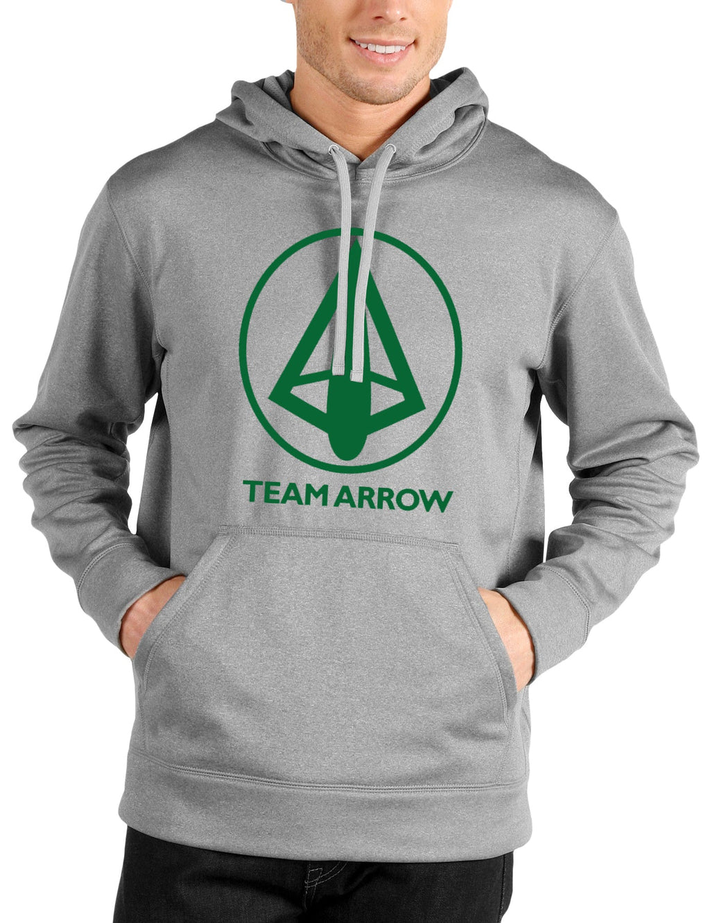 Team Arrow Grey Hoodie T-Shirts, Sweatshirt | PureTeeCo.com