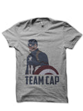 Team Cap Grey Tee Hoodie, Sweatshirt | PureTeeCo.com