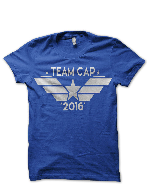 Team Cap Blue Tee Hoodie, Sweatshirt | PureTeeCo.com