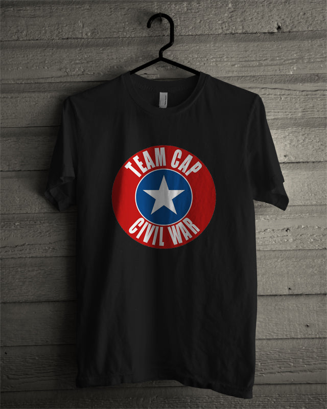 Team Cap Black Tee Hoodie, Sweatshirt | PureTeeCo.com
