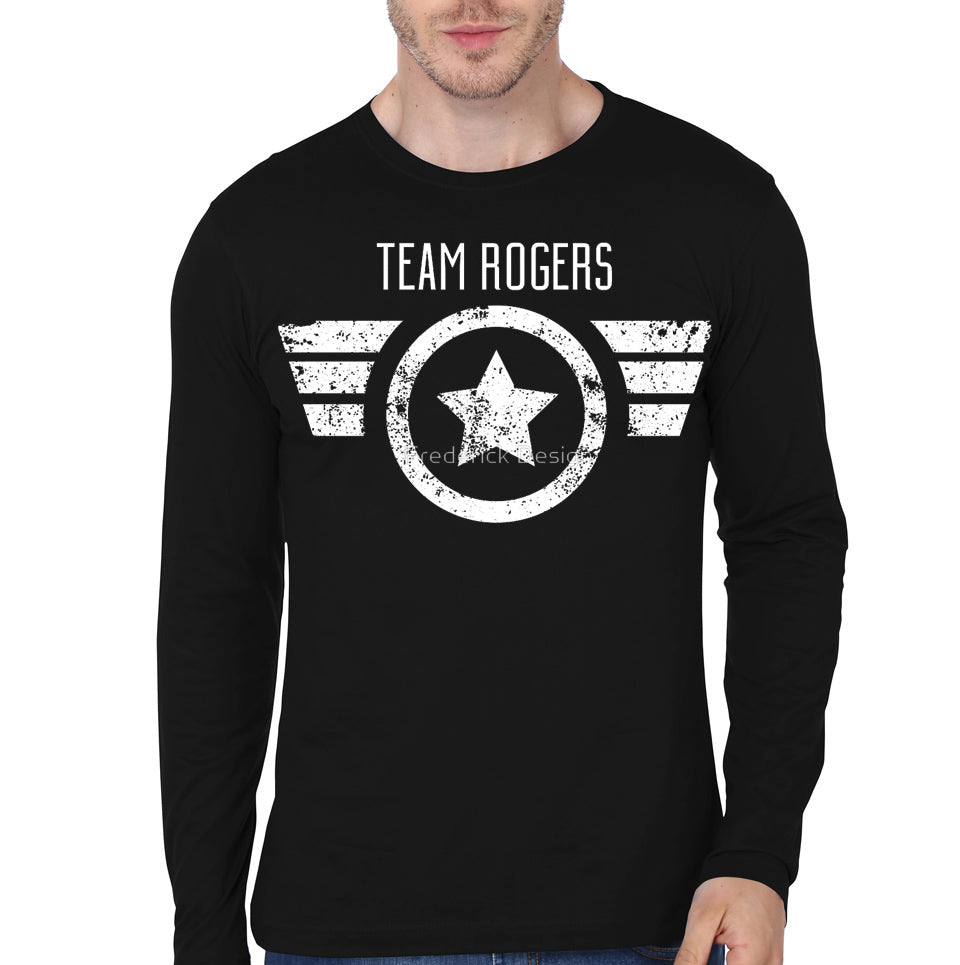 Team Rogers Black Full Sleeve Tee Style001 Hoodie, Sweatshirt | PureTeeCo.com