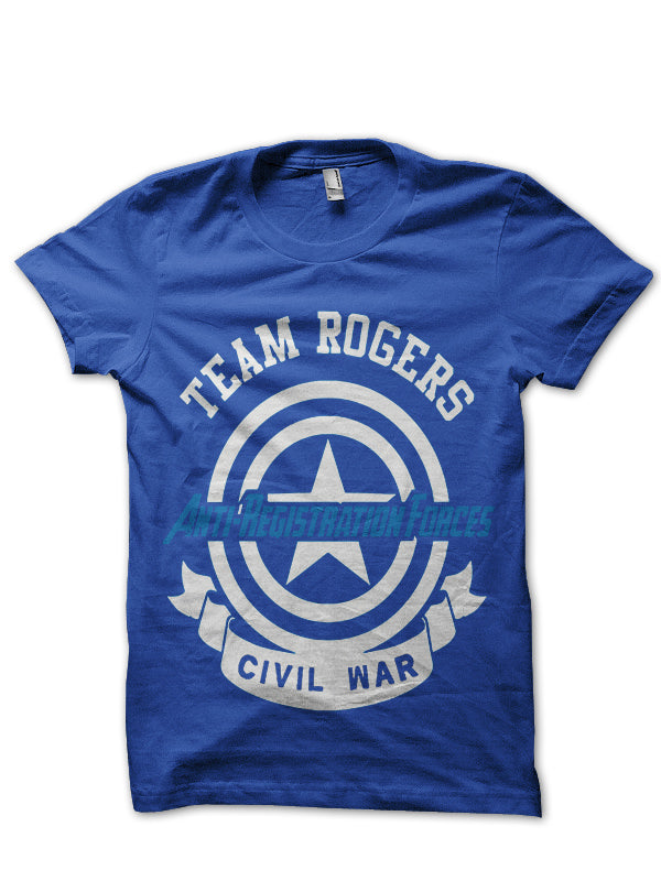 Team Roger Blue Tee Hoodie, Sweatshirt | PureTeeCo.com