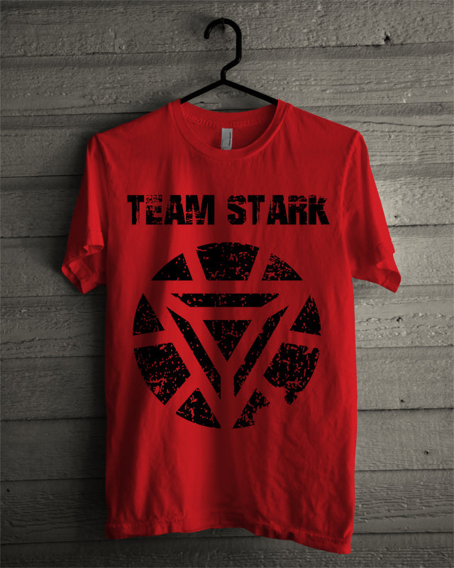 Team Stark Red T-Shirt Hoodie, Sweatshirt | PureTeeCo.com