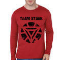 Team Stark Red Full Sleeve Tee Hoodie, Sweatshirt | PureTeeCo.com