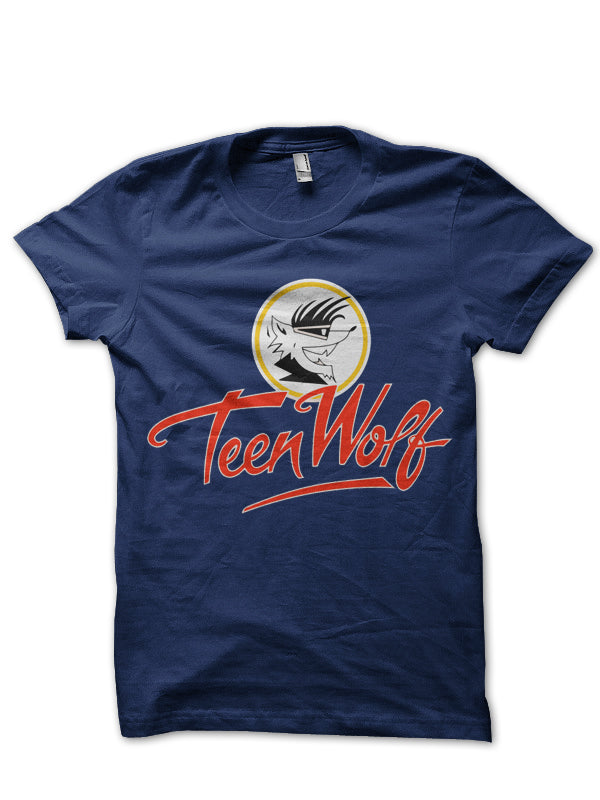 Teen Wolf Navy Blue Tee Hoodie, Sweatshirt | PureTeeCo.com